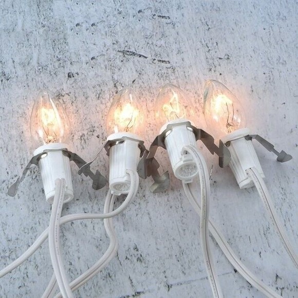 C7 4 Socket Light Cord for Christmas Villages Buildings Inline ON/Off Switch - Picture 2 of 6